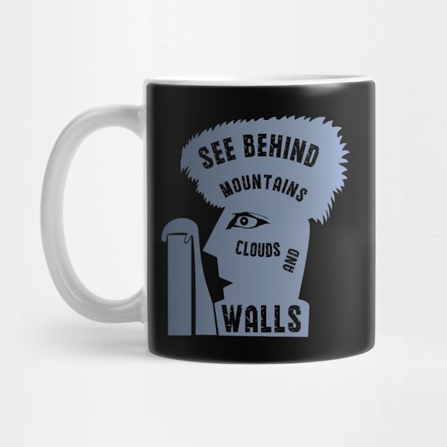 See behind mountains and walls by mypointink